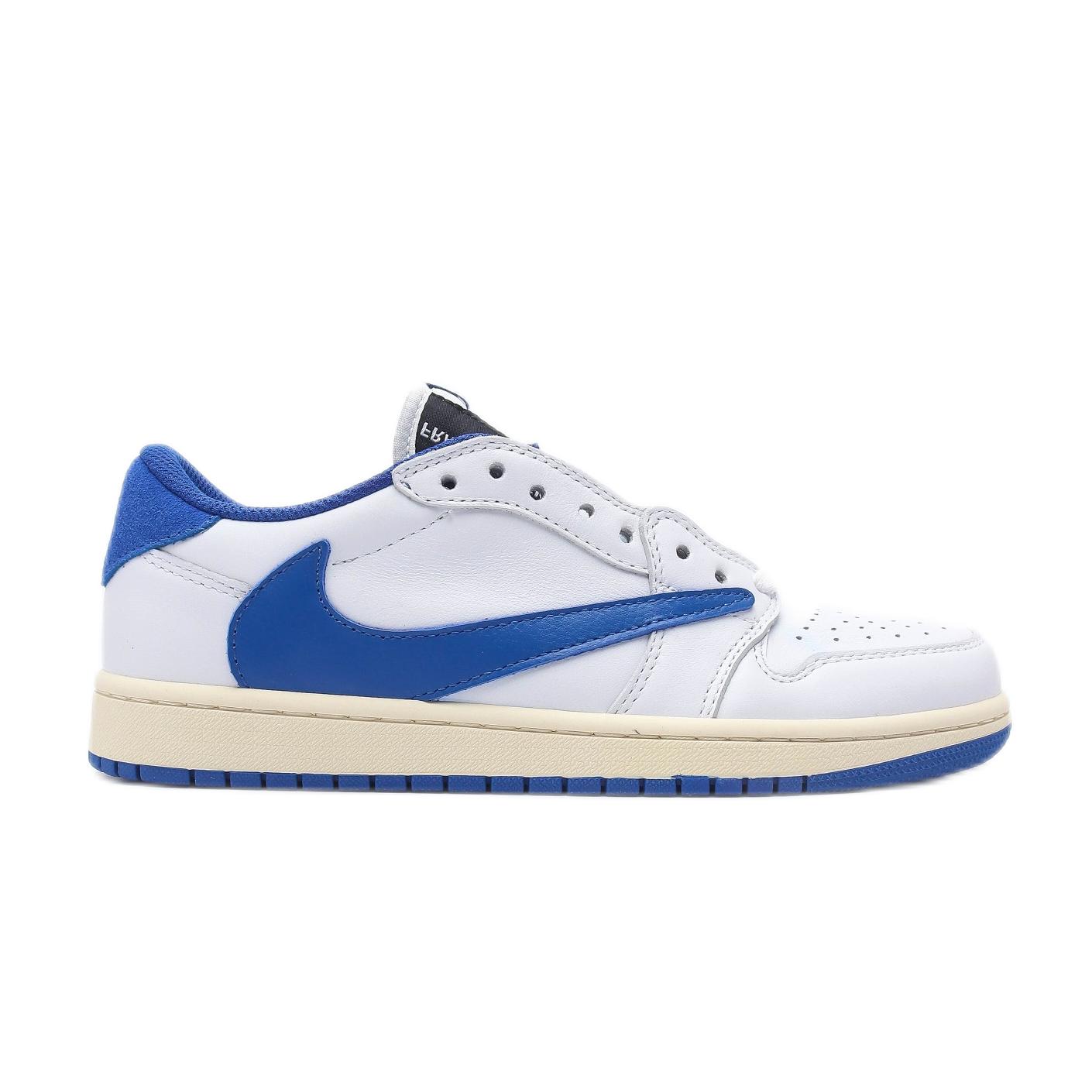 FRAGMENT DESIGN X TRAVIS SCOTT X JORDAN 1 LOW OG SP 'MILITARY BLUE' FRAGMENT DESIGN X TRAVIS SCOTT X JORDAN 1 LOW OG SP 'MILITARY BLUE'